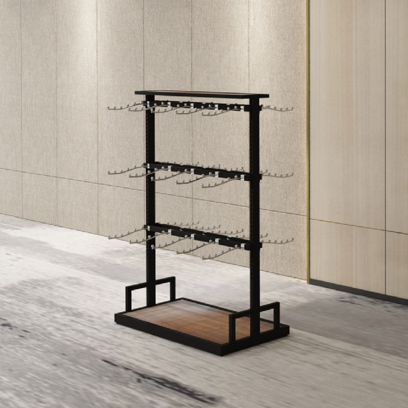 黑色金属多层鞋货架落地式商用展示架简约现代中岛棉拖鞋陈列架,商业/办公家具,鞋货架,淘宝优惠券,粉丝福利购,淘宝优惠卷