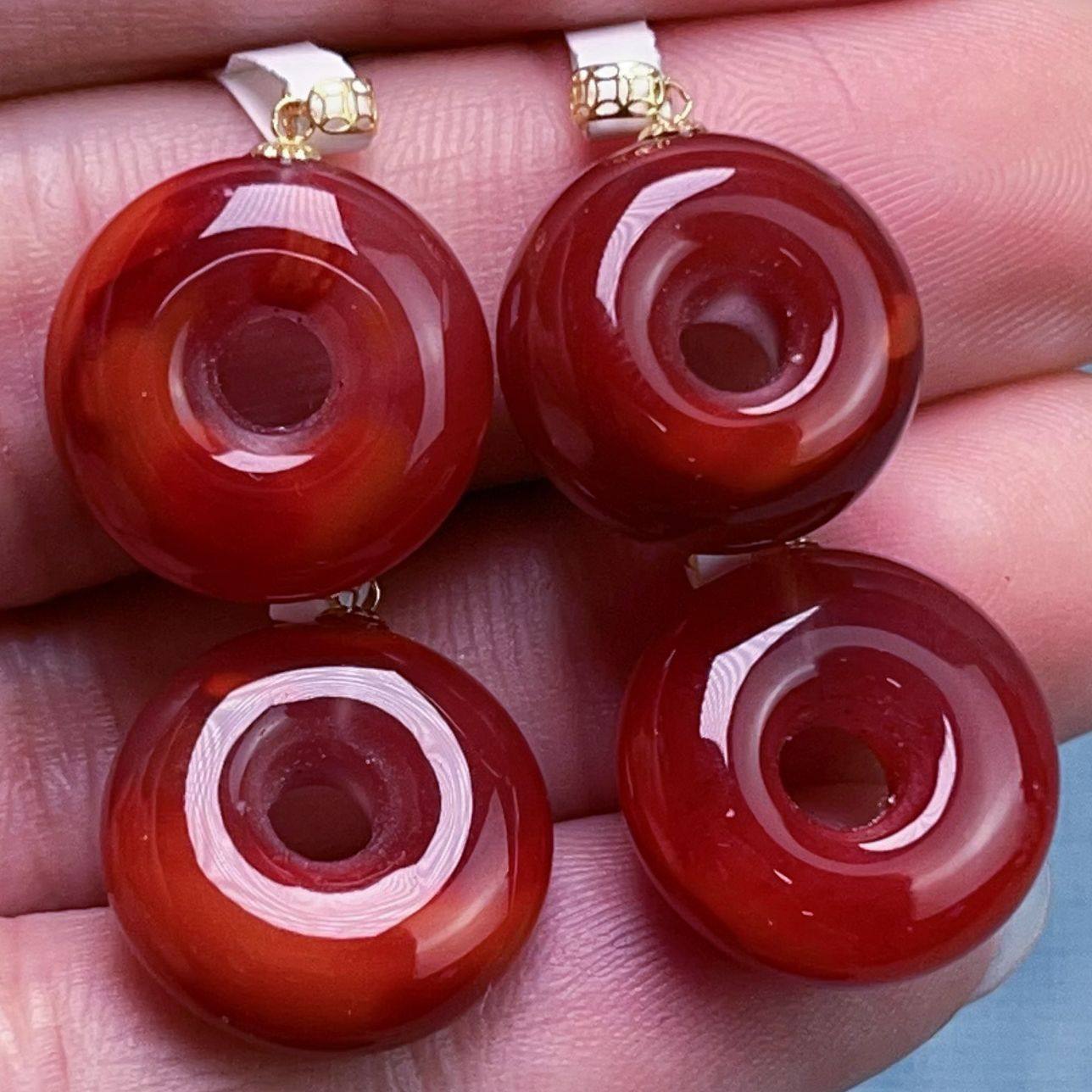 109C43-3四川凉山南红瓦西柿子锦牛血平安扣吊坠多样性发其一,饰品/流行首饰/时尚饰品新,颈饰,淘宝优惠券,粉丝福利购,淘宝优惠卷