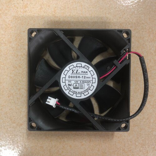 D80SH-12 全新8025 12V 0.3A大风量机箱电源灭蚊灯喷雾器8CM风扇