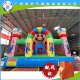 大型马里奥卡通儿童家用主题跳床滑梯泳池充气蹦跳床气模玩具城堡