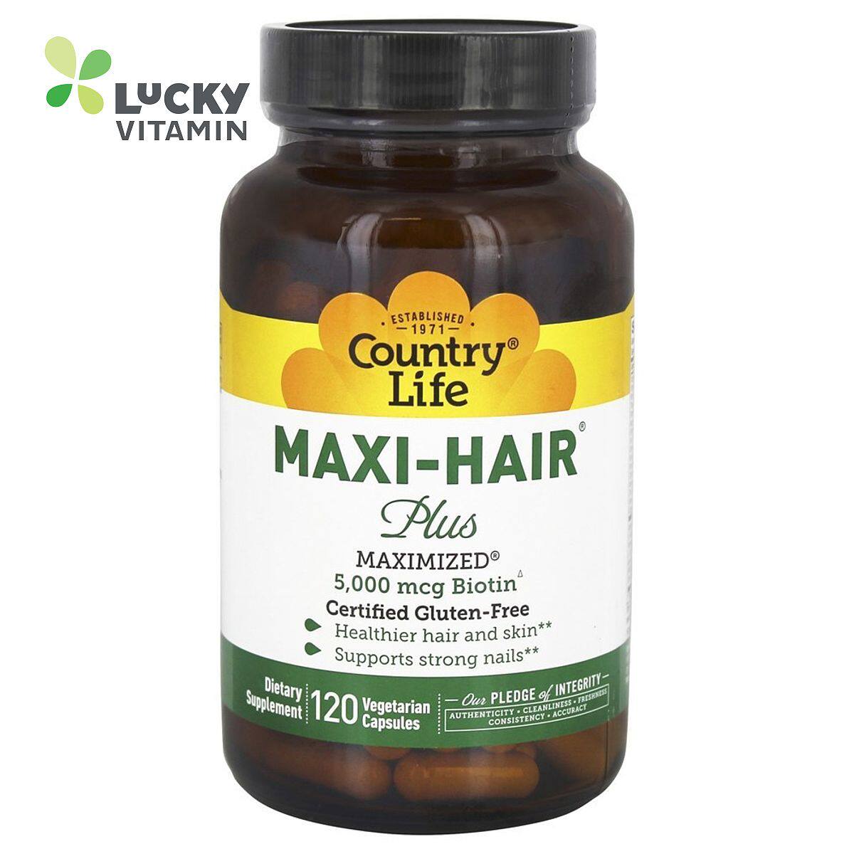 Country Life - biotin生物素含B族维生素防脱发-5000mg 120粒