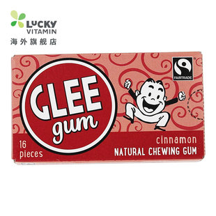 Glee Gum-所有天然口香糖肉桂-16 条