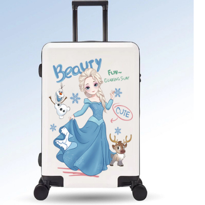 巴罗麦吉儿童拉杆箱艾莎公主儿童高颜值女孩行李箱可骑可坐登机密