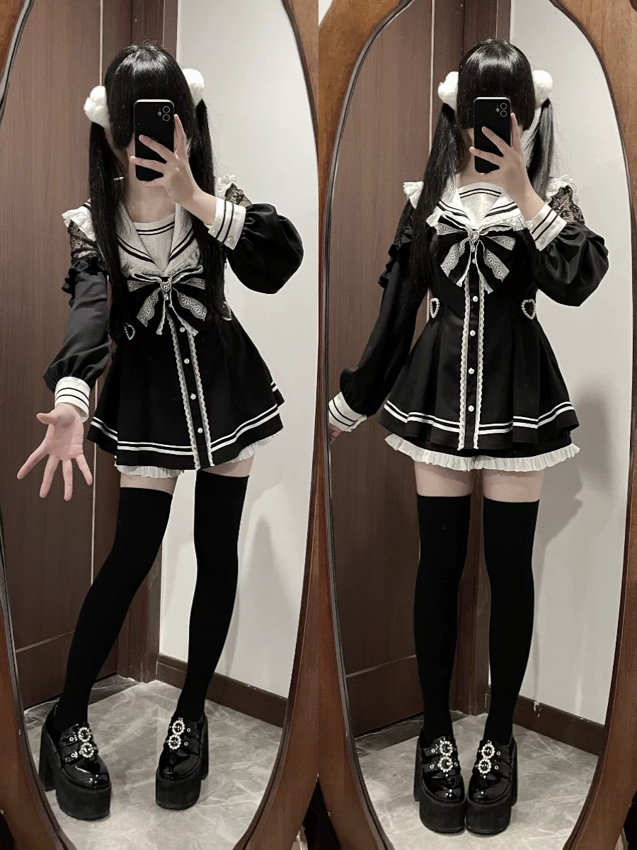 Genuine Japanese cute white set, (Physicals)