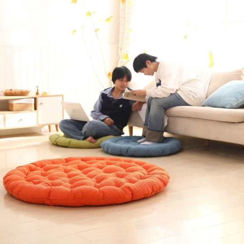 棉麻蒲团榻榻米圆形坐垫办公室椅垫加厚布艺学生板凳藤椅软垫子,居家布艺,蒲团,淘宝优惠券,粉丝福利购,淘宝优惠卷