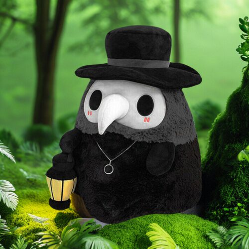 瘟疫医生安抚玩偶鸟嘴娃娃