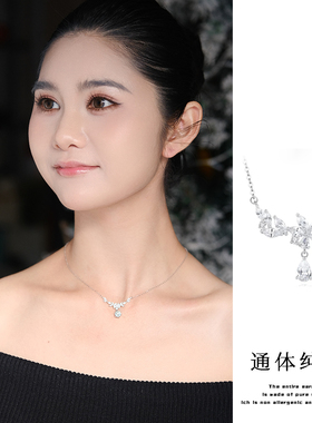 通体纯银 珐琅滴釉白色耳环小众设计感耳饰耳扣滴釉复古耳圈礼物