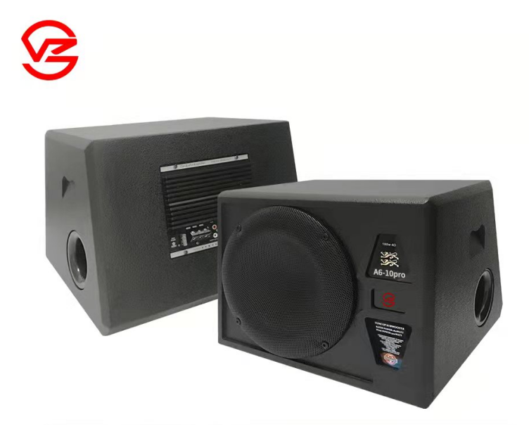 威格汽车音响改装A6.10PRO有源低音炮10寸箱体大功率车载重低音炮