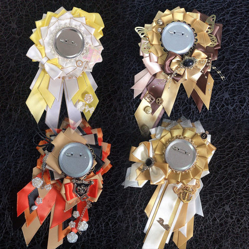 吧唧托金色系手作复古配饰