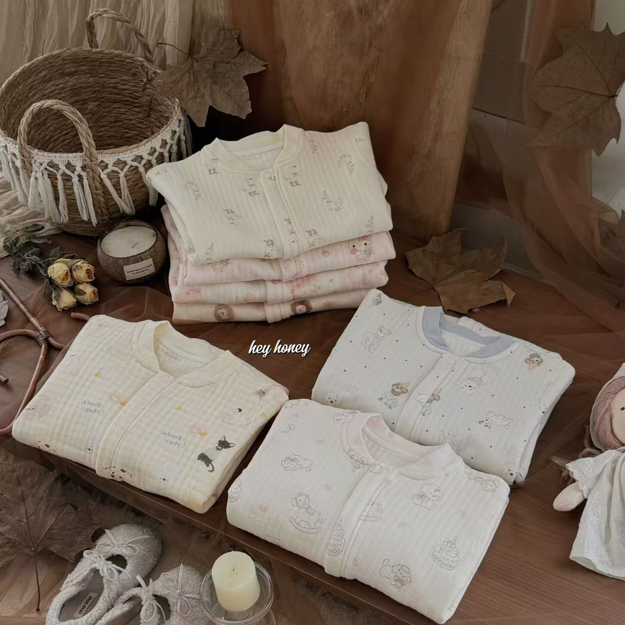 大小卷儿童秋冬睡袋25冬款男童女童纯棉夹棉睡衣宝宝连体分腿