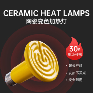 第三代SuperRep变色陶瓷加热灯爬虫陆龟刺猬蜥蜴加温取暖灯保暖灯