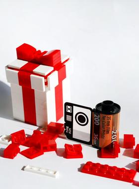 diy积木照片定制生日礼物胶卷情侣周年纪念礼物送女友毕业礼物