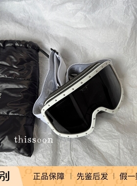 现货Celine滑雪眼镜黑色白色