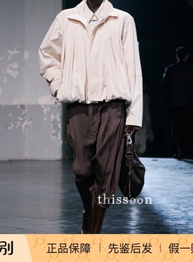 折扣 Lemaire 26ss新款soft pleated极简宽松褶皱夹克外套 男女