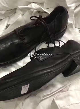【Soon 现货】Guidi 992 derby马皮德比皮鞋 实拍黑色/白/红