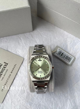 现货 Vivienne Westwood 西太后薄荷绿34mm手表腕表 男女