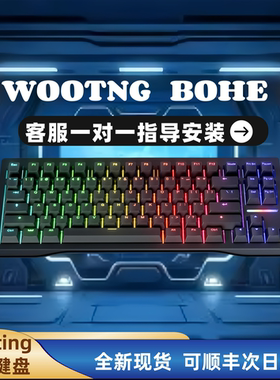 wooting键盘80he满改磁轴键盘全国空运次日达-享质保售后