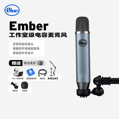 Blue录音棚电容麦克风主播