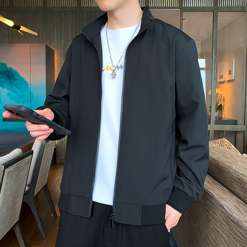 Autumn new men's wear Korean fashion autumn and winter top loose jacket