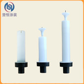 静电喷枪电极针 瓦格纳枪头喷塑机喷粉枪配件圆扁嘴放电针 导电座