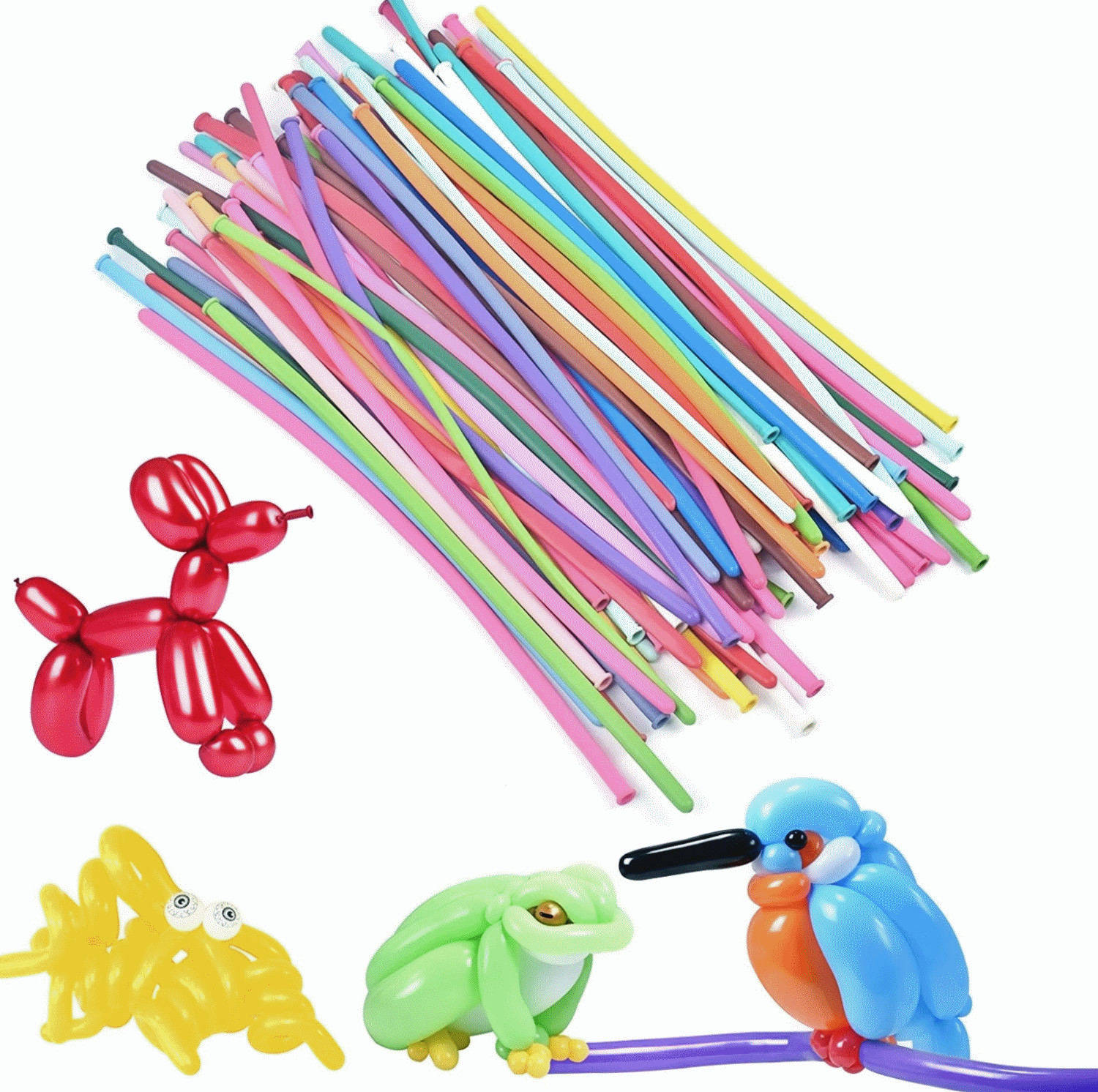 长条加厚气球魔术气球儿童编织充气气球装饰用品diy创意造型气球