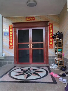 金刚网纱门对开自动闭入户铝合金不锈钢防蚊防鼠高档别墅