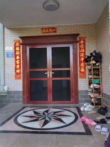 金刚网纱门对开自动闭入户铝合金不锈钢防蚊防鼠高档别墅