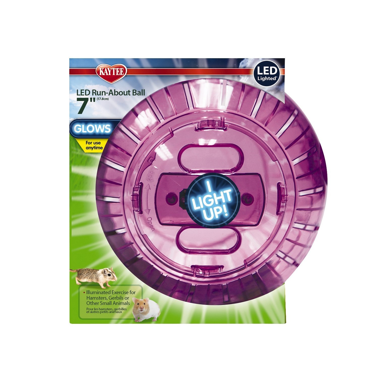 kaytee跑球超静音带灯跑球