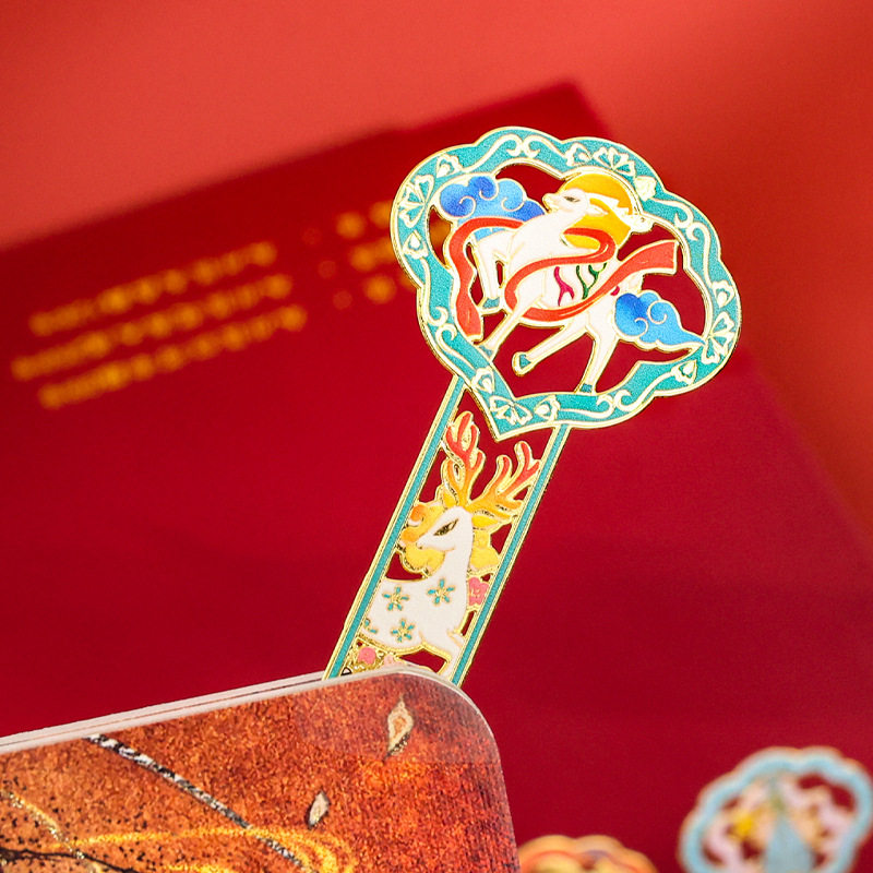 敦煌金属书签 创意古典中国风礼物礼盒文创小礼品儿童学生纪念品