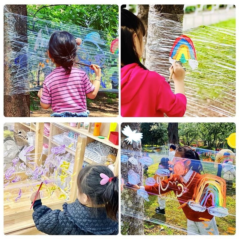 户外画画保鲜膜大卷儿童涂鸦幼儿园绘画超大尺寸薄膜亲子diy手工,运动/瑜伽/健身/球迷用品,马术文化用品,淘宝优惠券,粉丝福利购,淘宝优惠卷
