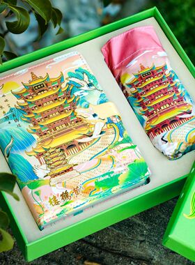 四大名楼PU笔记本手账本