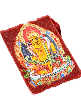 矿砂唐卡五爷画药师扎基