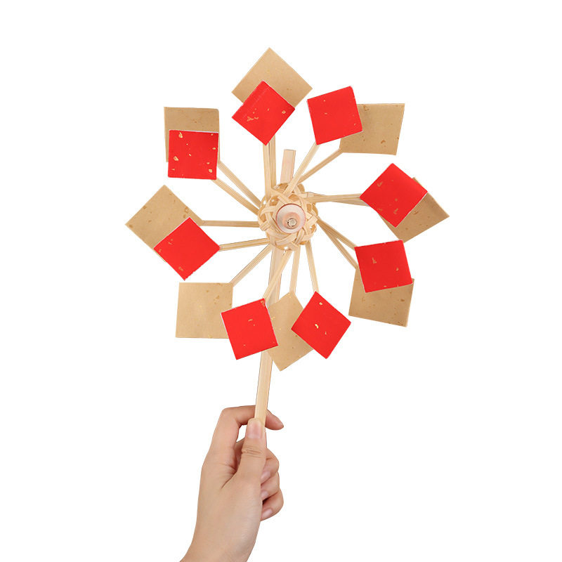 春节手工竹编风车diy材料国风手作暖场活动儿童玩具新年元宵团建,商务/设计服务,礼品/工艺品/饰品设计,淘宝优惠券,粉丝福利购,淘宝优惠卷