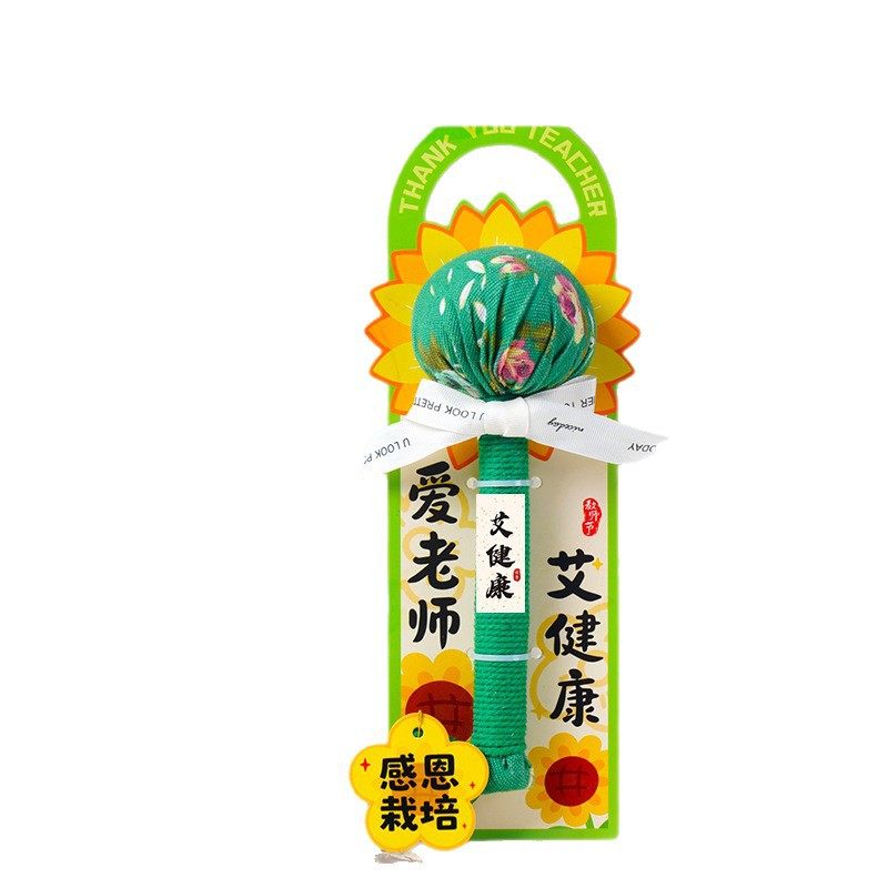 教师节手工礼物艾草锤diy材料包送老师养生锤艾灸按摩经络敲打捶,个人护理/保健/按摩器材,按摩温熏调理器配件,淘宝优惠券,粉丝福利购,淘宝优惠卷