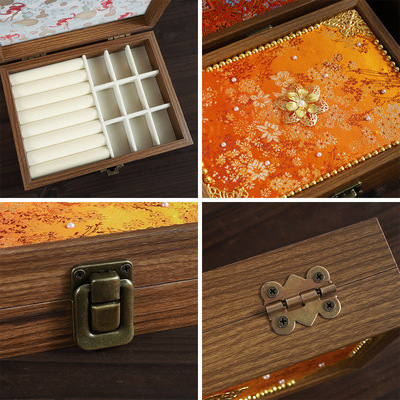 宋锦首饰盒手工diy材料包