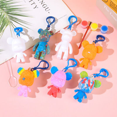 流体熊材料包diy手工颜料