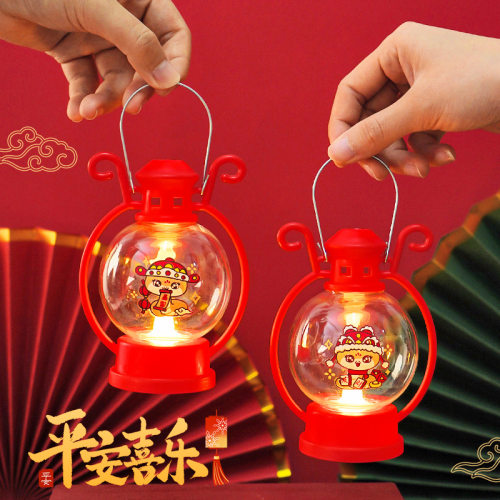 中秋节手提发光鼓形小灯