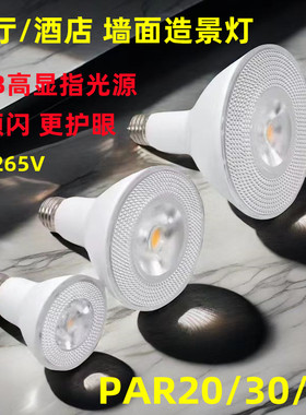 LED 帕灯PAR30 PAR38调光18W灯泡E27聚光射灯灯杯可用110V美规E26