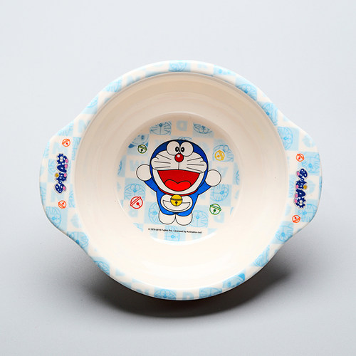 五和卡通婴儿密胺餐具双耳碗碗