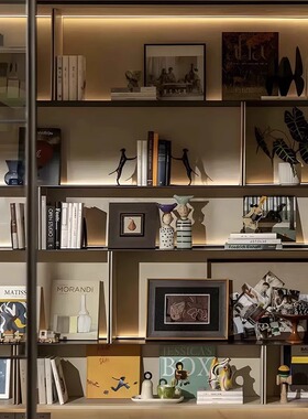 【八度空间】欧式样板间售楼部书房书架卡通狗书档装饰画册摆件