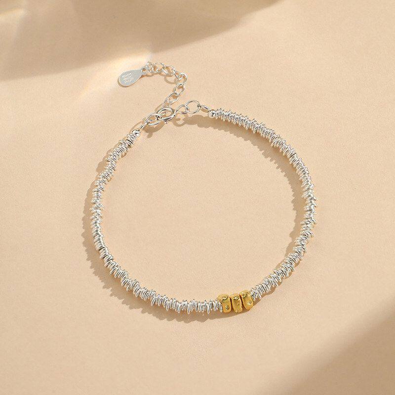 可爱碎高级足银阿宝女轻奢手饰