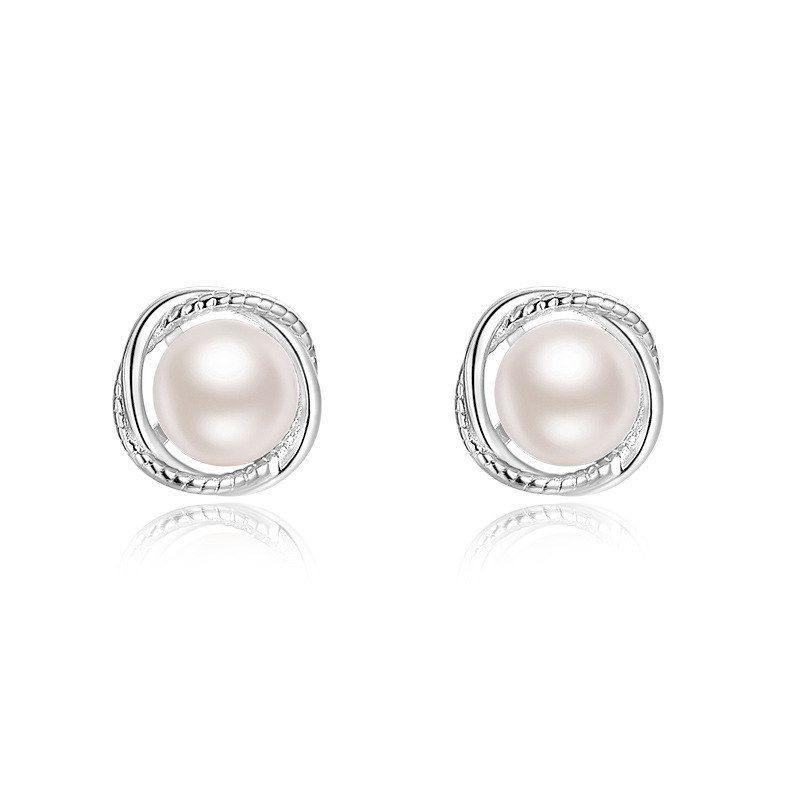 复古法式耳钉耳环纯银款小巧养阿