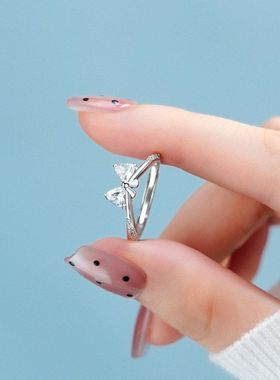 浪漫开口调节可戒指精致阿宝999