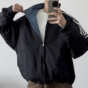「百穿不腻」双面穿时髦夹克54514 秋季运动男大外套CCD自由商店