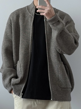 「质感周末」半高领口袋针织开衫54585 cityboy男通勤CCD自由商店