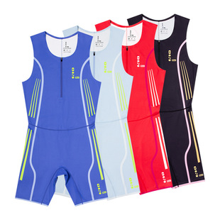 零阻力连体服紧身高弹背心体考比赛训练短跑接力跨栏运动田径队服