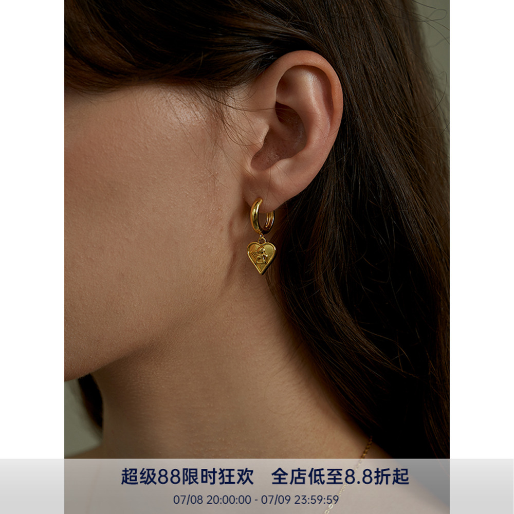 PAUSAANN摇曳小天使耳钉