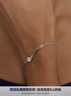 PAUSA ANN s925 古巴链泡泡圆钻中性高级感手链