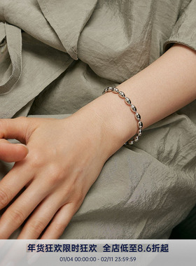 PAUSAANN光面珠手链女