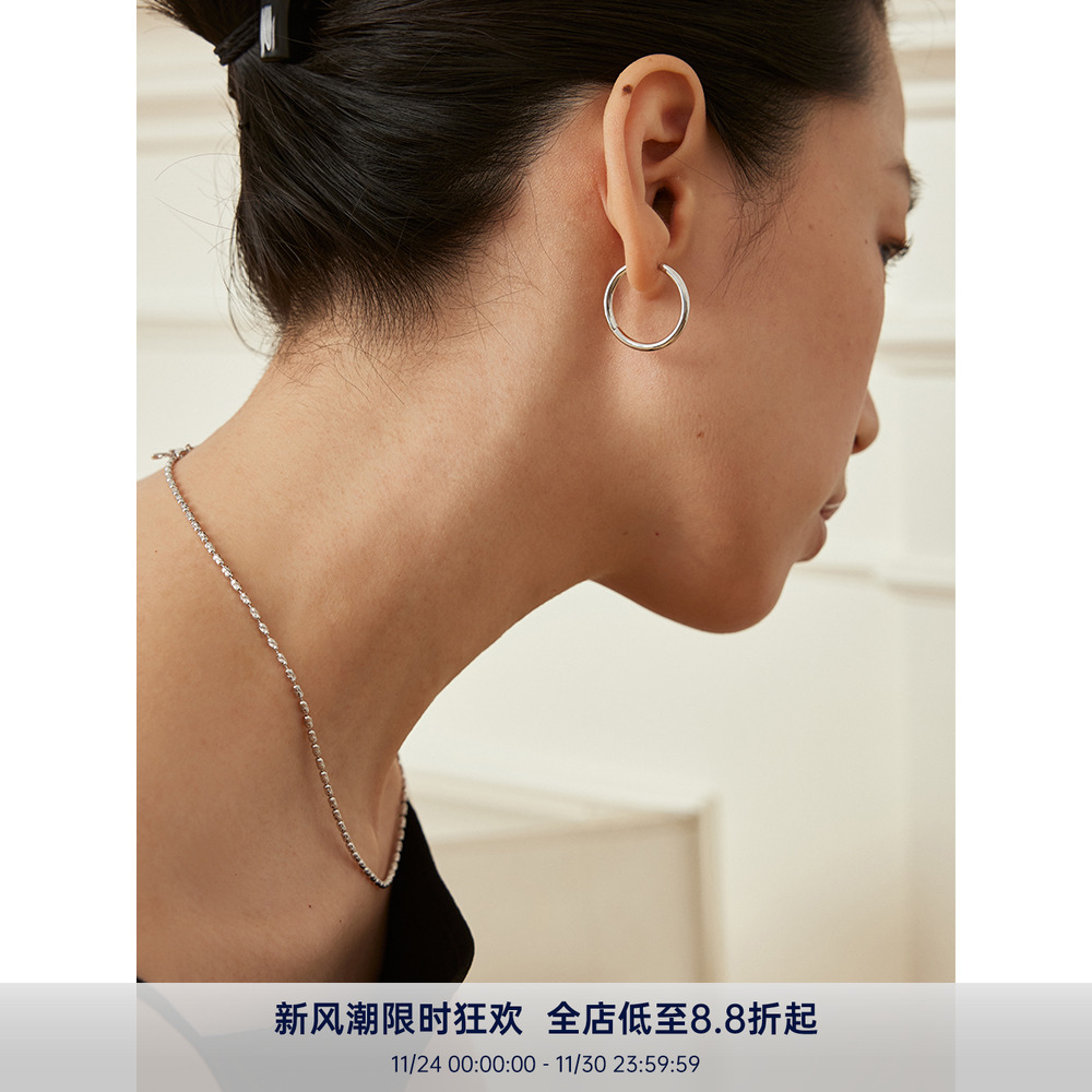 PAUSAANNs925经典简约耳钉